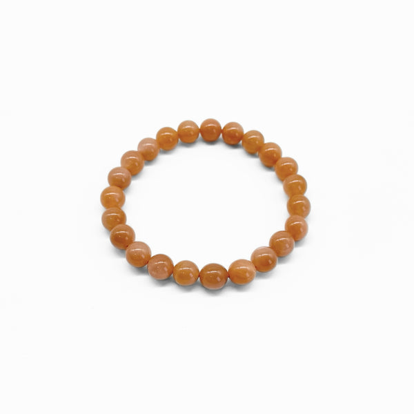 Orange Moonstone Natural Crystal Bracelet